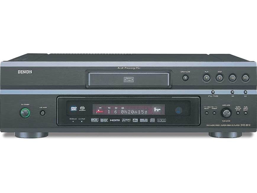 Denon DVD-3910 (Black) Universal DVD/CD/SACD/DVD-Audio player with