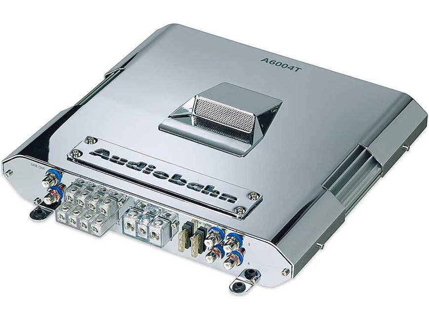 Audiobahn A6004T 4-channel car amplifier 75 watts RMS x 4 at
