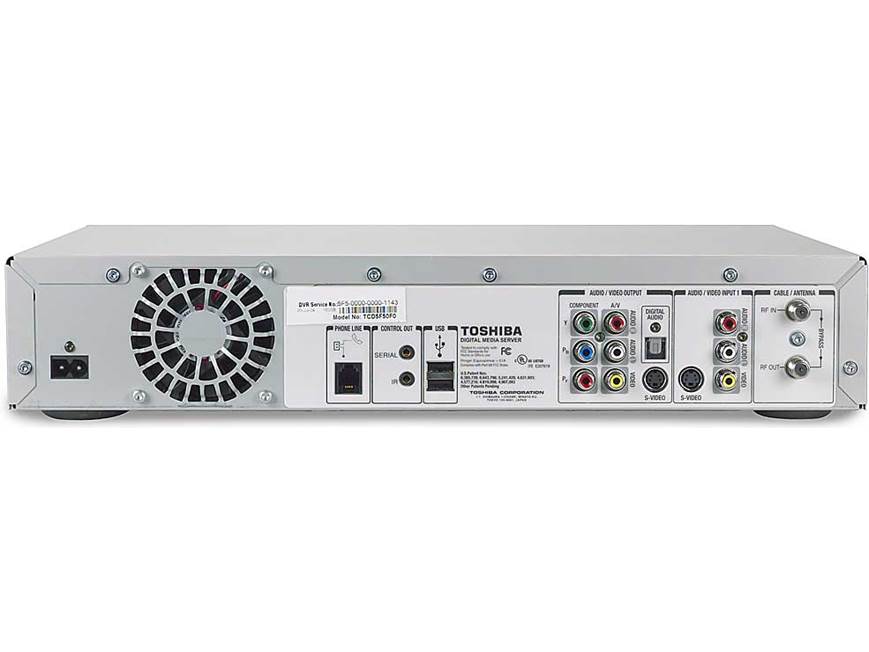 Toshiba RS-TX60 DVD recorder/player and TiVo® Series2 DVR at