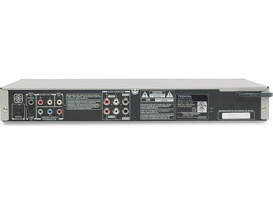 Toshiba SD-4900 DVD/CD/DVD-Audio player with progressive scan at