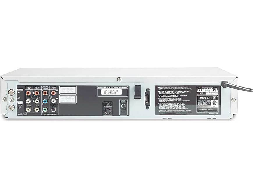 Toshiba SD-V592 DVD/VCR combo with HDMI output at Crutchfield