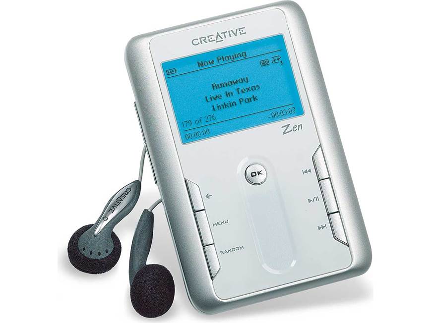 Creative® Zen Touch 20GB portable MP3/WMA player at Crutchfield