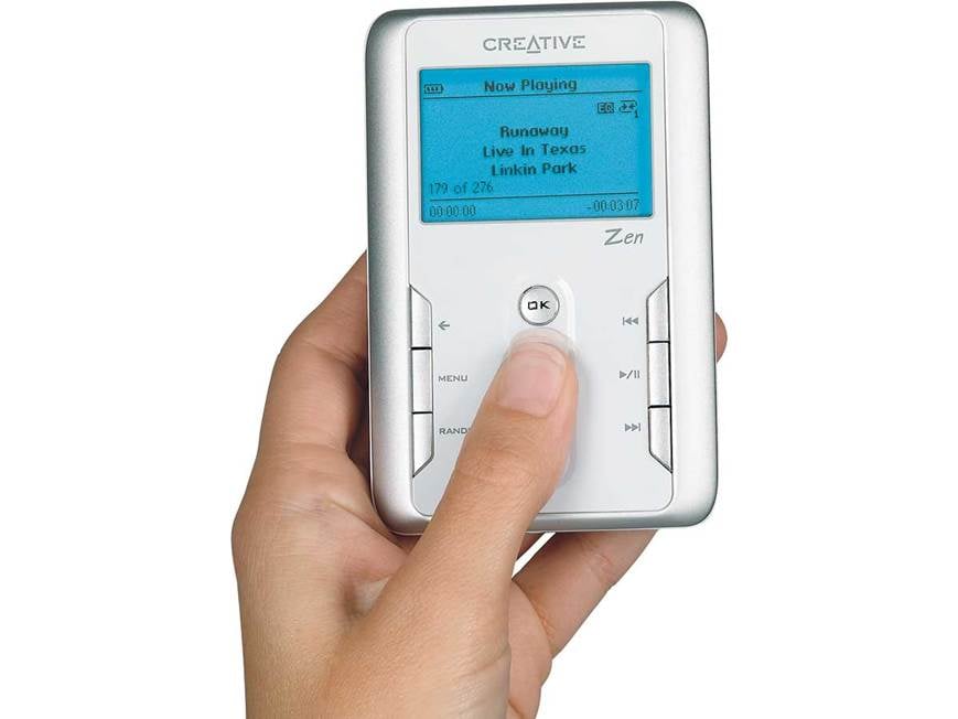 Creative® Zen Touch 20GB portable MP3/WMA player at Crutchfield