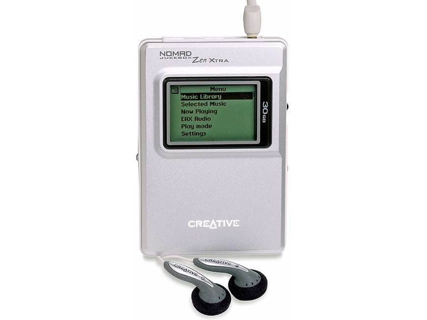 Creative® NOMAD® Zen Xtra 30GB portable MP3/WMA player at Crutchfield