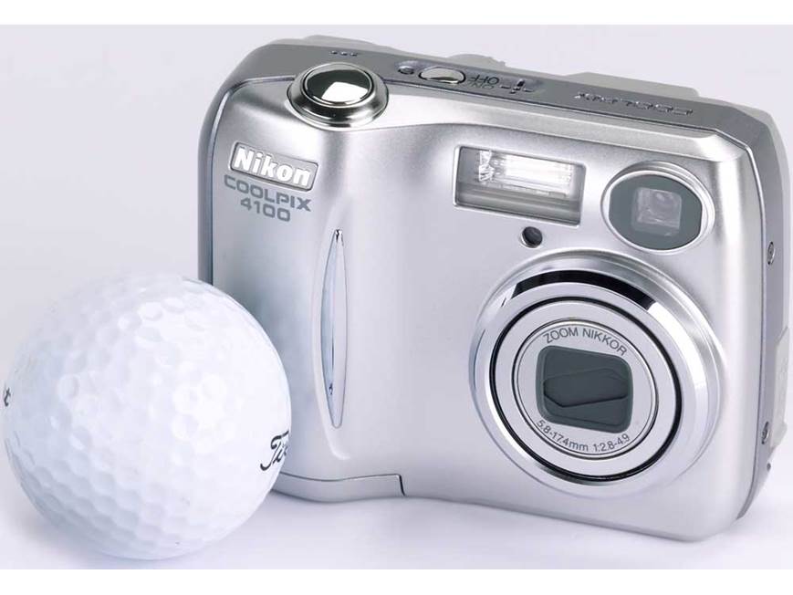 Nikon Coolpix 4100 シルバー Nikon COOLPIX 4100 4-megapixel digital camera at Crutchfield