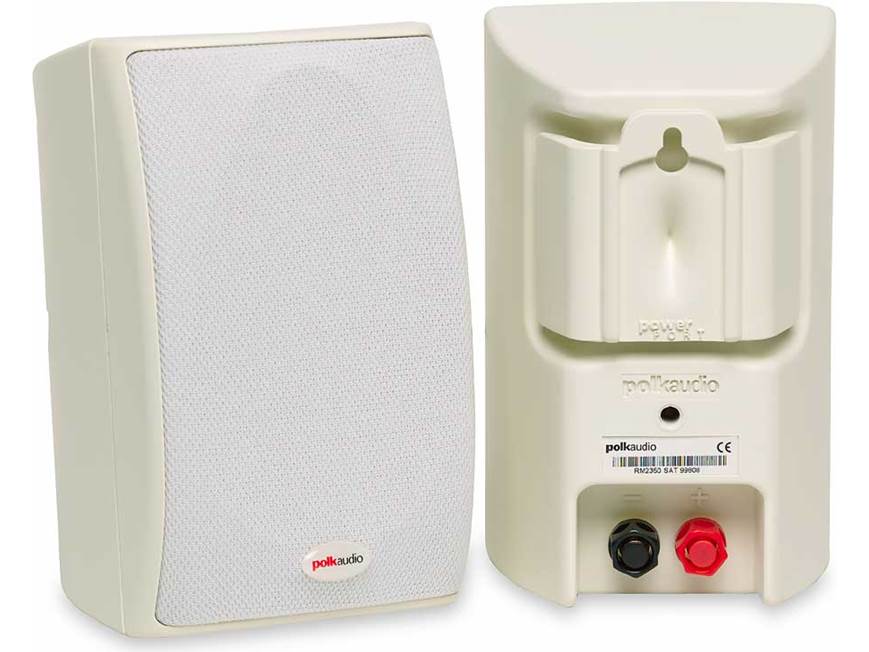 Polk Audio RM6700 (White with black center channel) 5-piece home