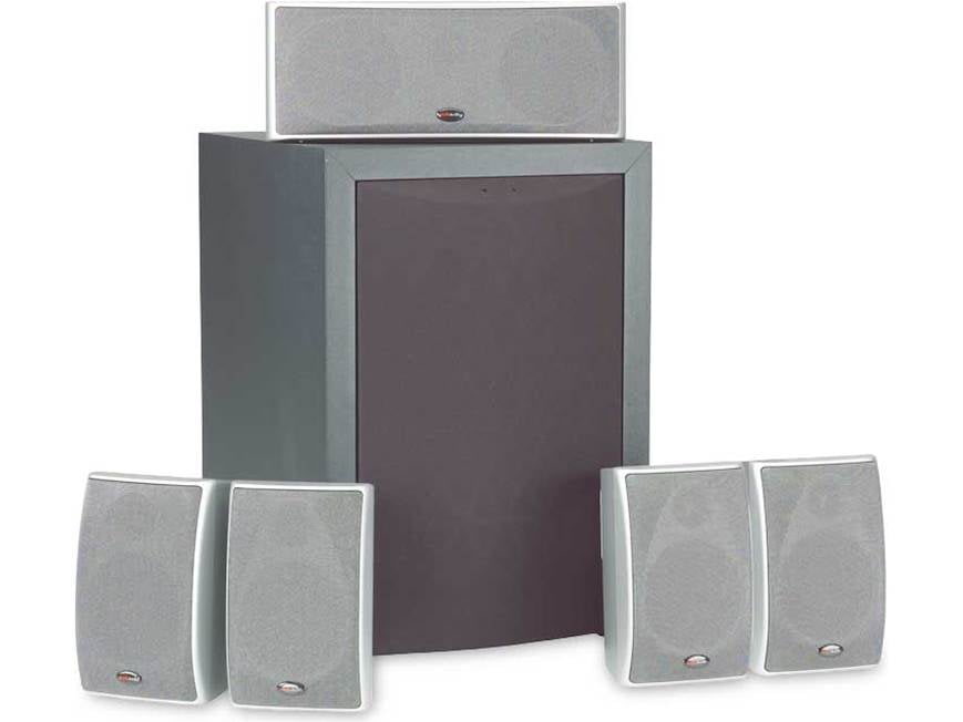Polk Audio RM6750 (Titanium w/ black sub) 5.1 home theater speaker