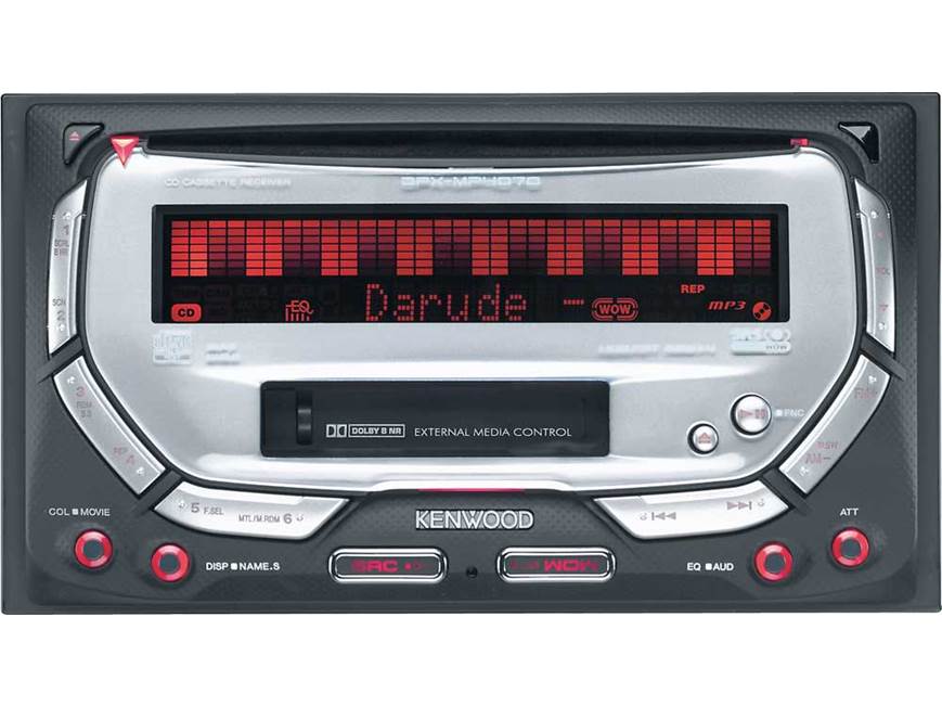 Kenwood DPX-MP4070 CD/MP3/WMA/cassette receiver at Crutchfield