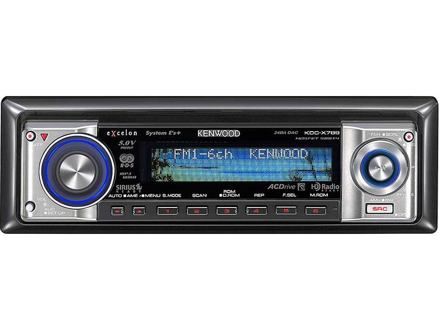 Kenwood Excelon KDC-X789 CD receiver with MP3/WMA/AAC playback