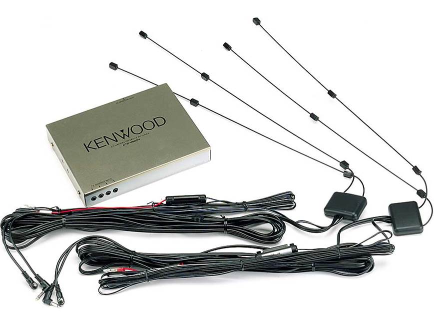 Kenwood KTC-V500N TV tuner with diversity antenna system at