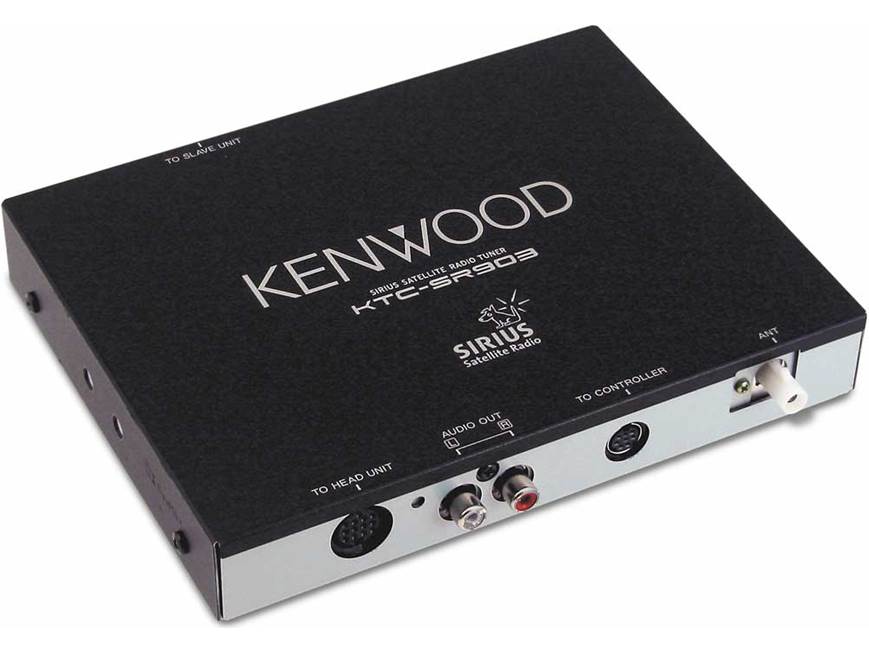 Kenwood KTC-SR903 SIRIUS satellite radio tuner at Crutchfield Kenwood KTC-SR903 SIRIUS satellite radio tuner at Crutchfield