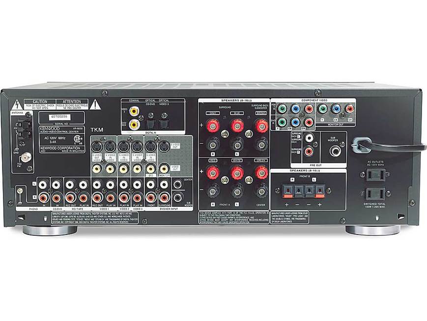 Kenwood VR-8050 Home theater receiver with K-STAT amplification at