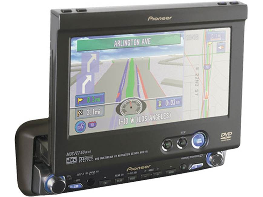 Pioneer AVIC-N1 DVD/CD/MP3/GPS navigation receiver with 6.5