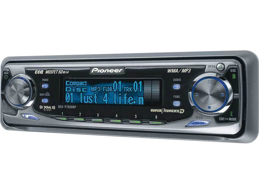 Pioneer DEH-P7600MP CD/MP3/WMA receiver at Crutchfield