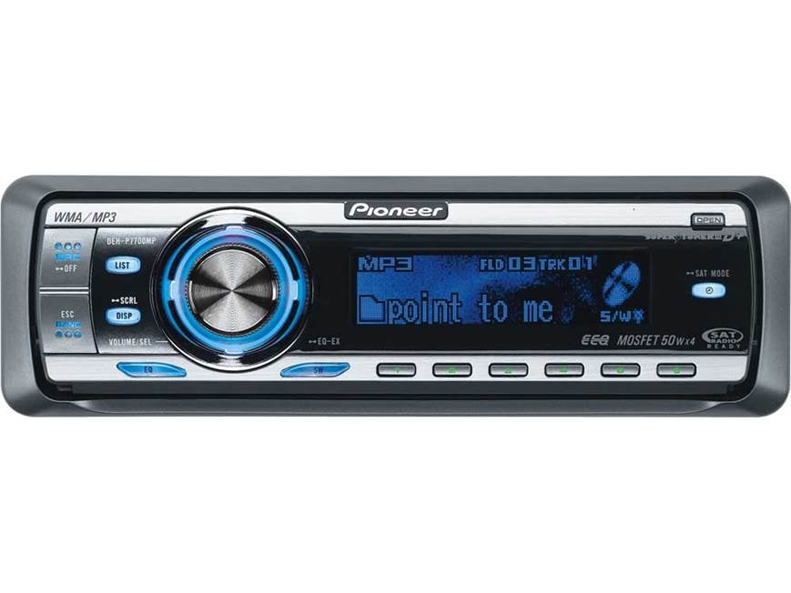 Pioneer DEH-P7700MP CD receiver with MP3/WMA/AAC playbackFeatures