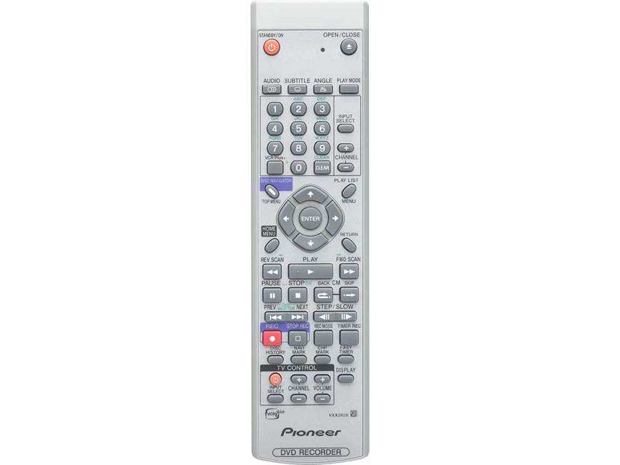 Pioneer DVR-320-S DVD recorder with i.LINK® camcorder input at