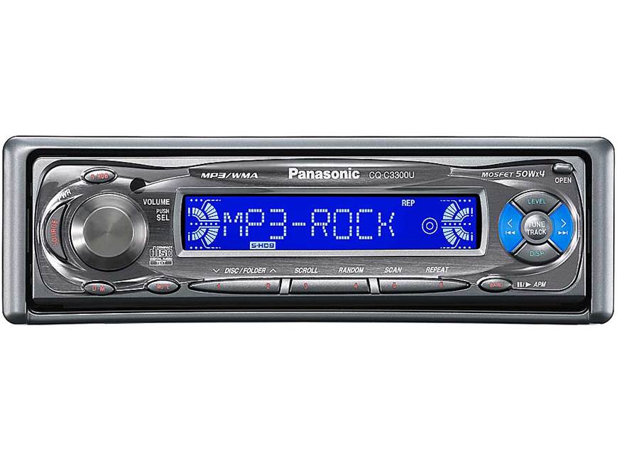 Panasonic CQ-C3300U CD/MP3/WMA receiver at Crutchfield