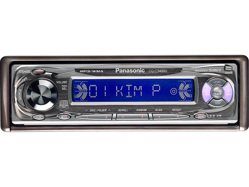 Panasonic MXE CQ-C3400U CD/MP3/WMA receiver at Crutchfield