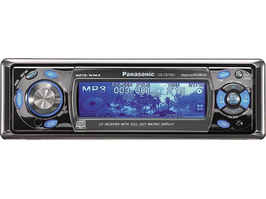 Panasonic CQ-C9700U CD/MP3/WMA receiver with CD changer controls