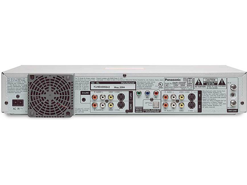 Panasonic DMR-E95HS DVD recorder + 160GB digital video recorder