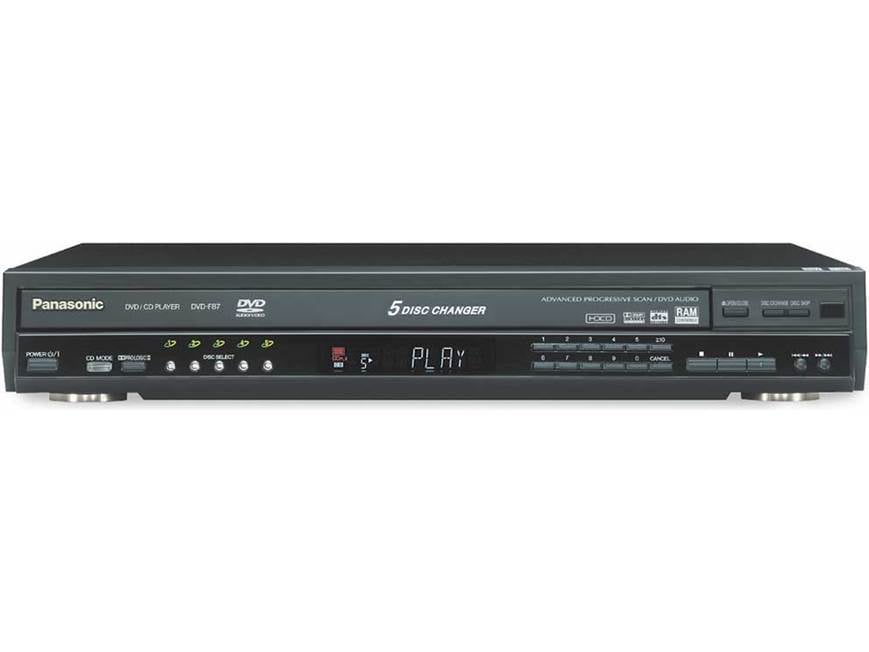 Panasonic DVD-F87 (Silver) 5-disc carousel DVD/CD/DVD-Audio