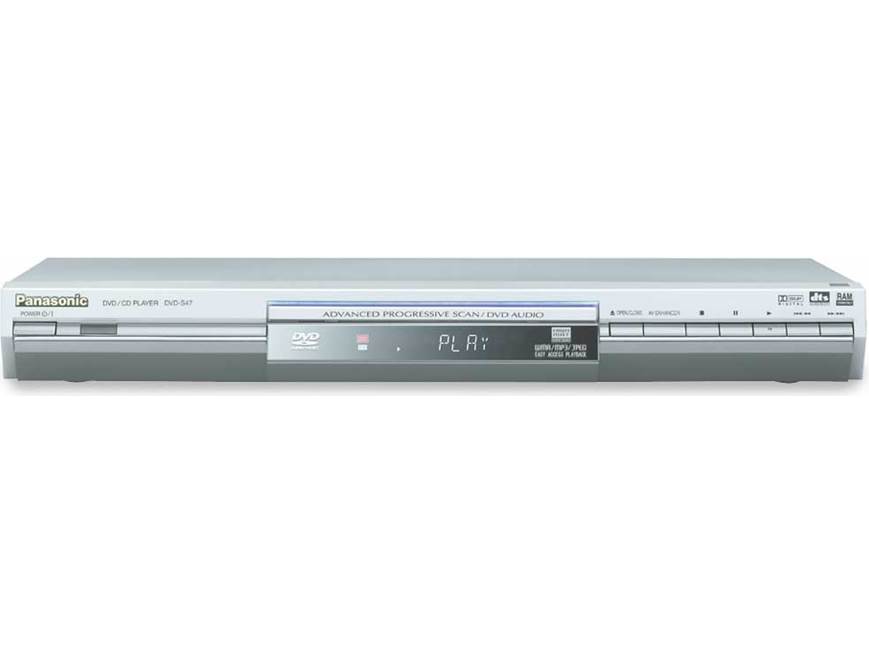 Panasonic DVD-S47S DVD/CD/DVD-Audio player at Crutchfield