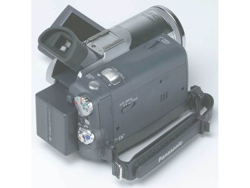 Panasonic PV-GS120 3-CCD Mini DV digital camcorder at Crutchfield