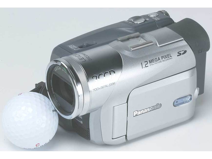 Panasonic PV-GS120 3-CCD Mini DV digital camcorder at Crutchfield