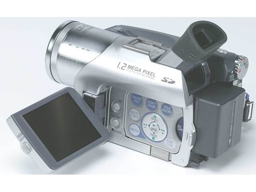 Panasonic PV-GS120 3-CCD Mini DV digital camcorder at Crutchfield
