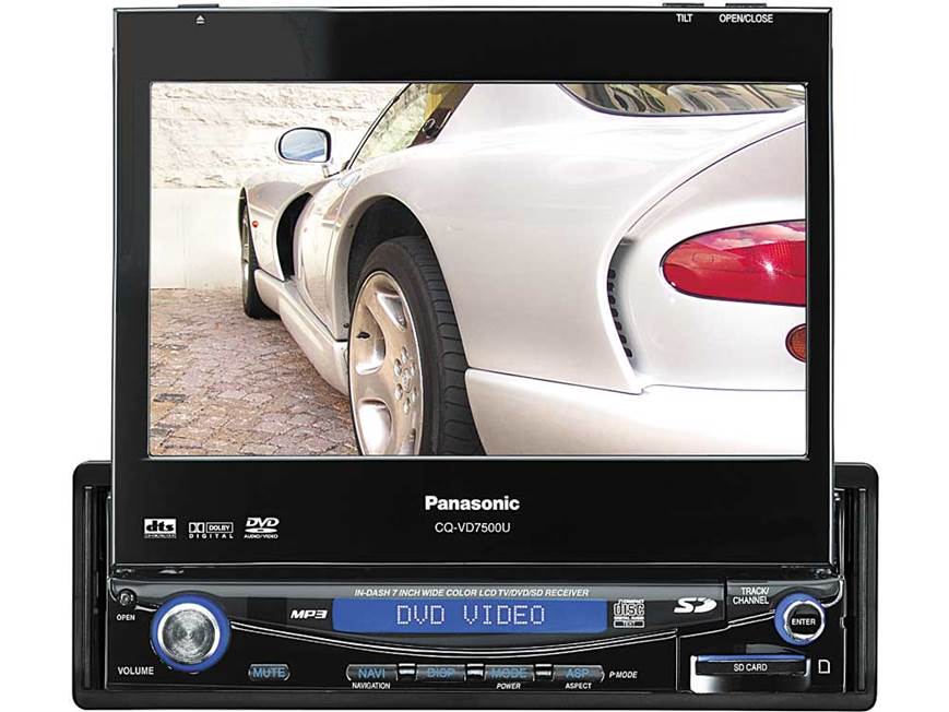 Panasonic CQ-VD7500U DVD/CD/SD receiver with 7