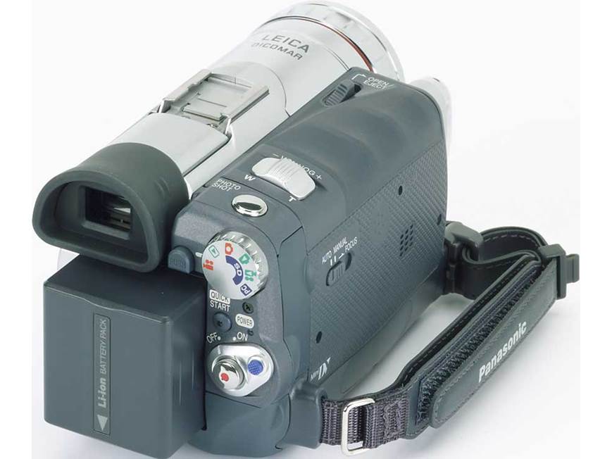 Panasonic PV-GS200 3-CCD Mini DV digital camcorder at Crutchfield