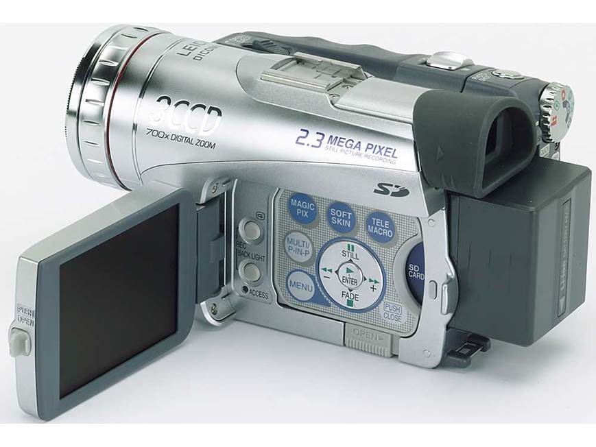 Panasonic PV-GS200 3-CCD Mini DV digital camcorder at Crutchfield