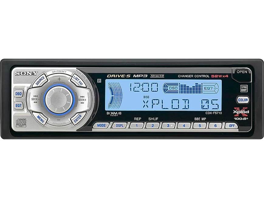 Sony CDX-F5710 CD receiver with MP3 / ATRAC3plus playback at