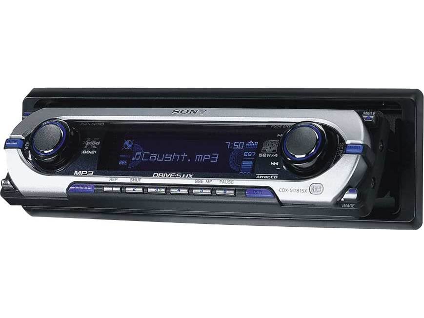 Sony CDX-M7815X CD receiver with MP3 / ATRAC3plus playback at