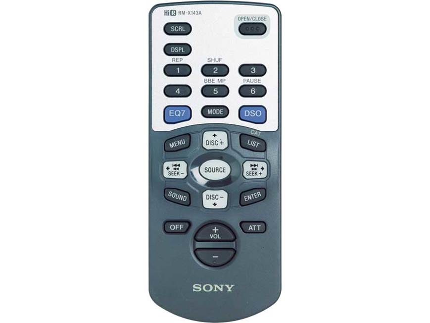 Sony CDX-M7815X CD receiver with MP3 / ATRAC3plus playback at