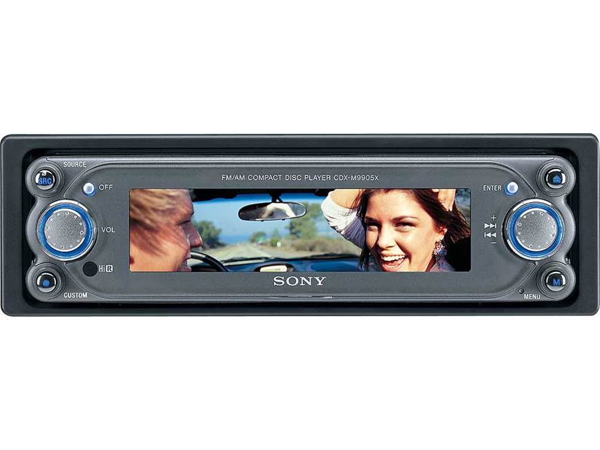 Sony CDX-M9905X CD/MP3 receiver with CD changer controls at