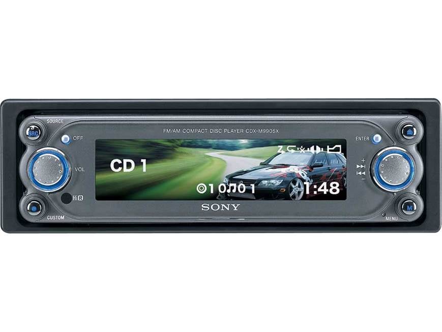 Sony CDX-M9905X CD/MP3 receiver with CD changer controls at