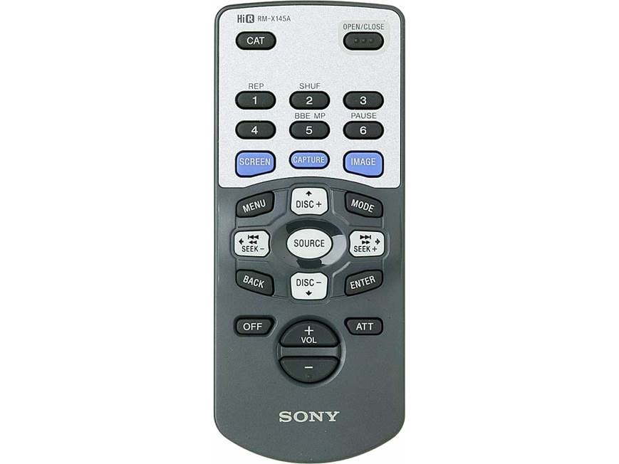 Sony CDX-M9905X CD/MP3 receiver with CD changer controls at