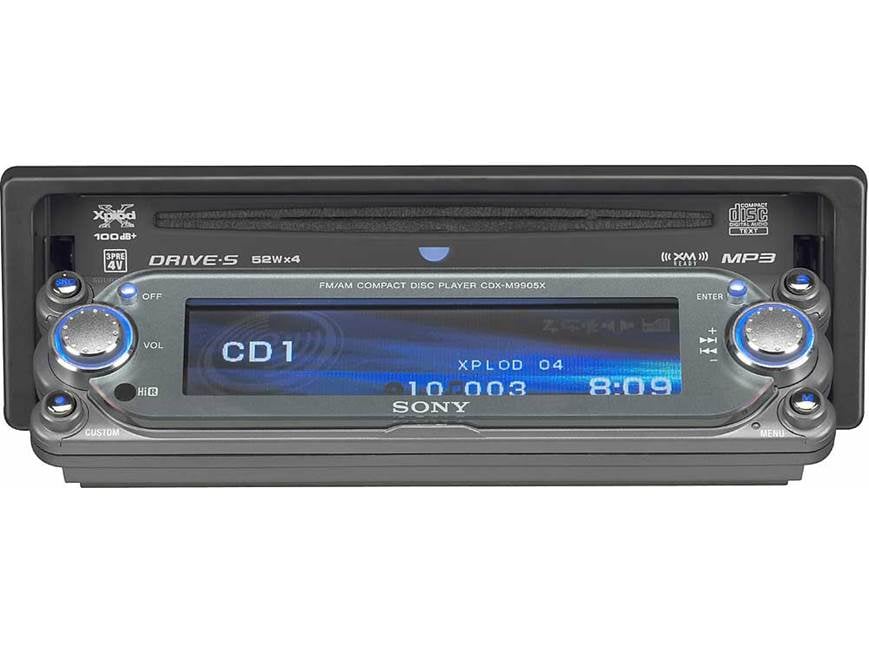 Sony CDX-M9905X CD/MP3 receiver with CD changer controls at