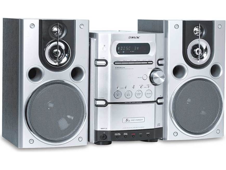 Sony CMT-HPX9 5-CD/tape/AM/FM micro system at Crutchfield