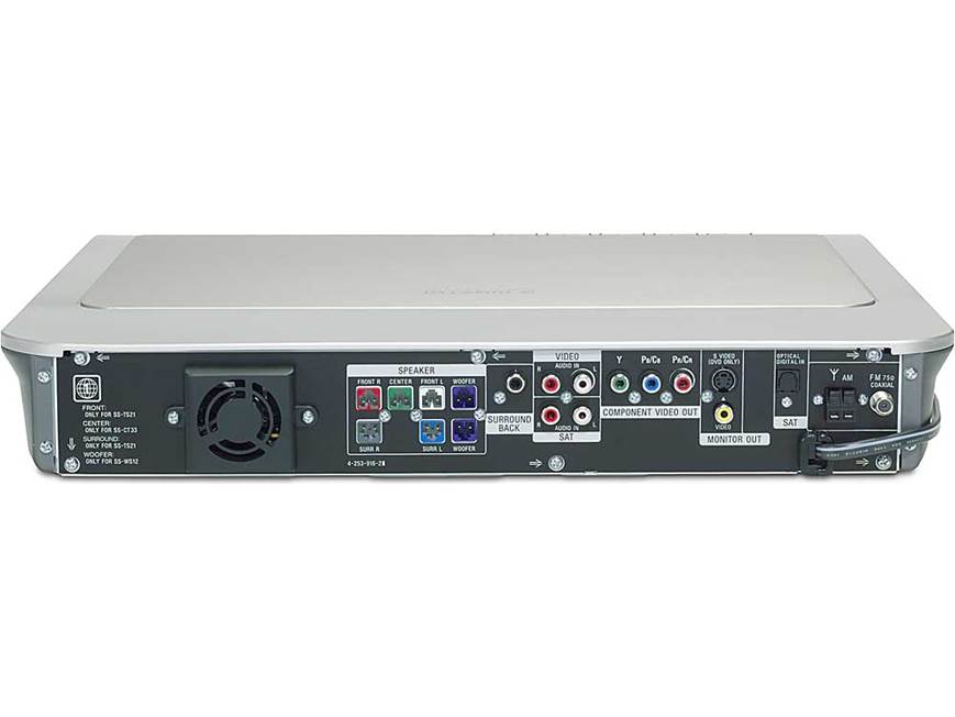 Sony DAV-FR9 5-disc DVD Dream® system at Crutchfield
