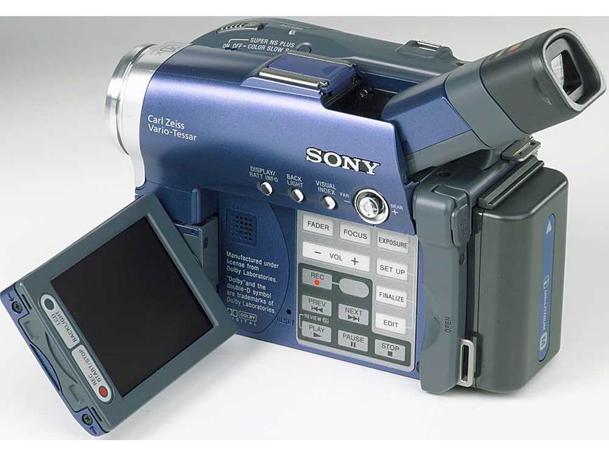 Sony DCR-DVD101 DVD camcorder at Crutchfield