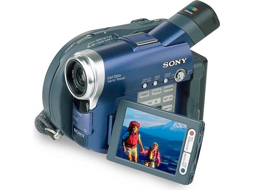 Sony DCR-DVD101 DVD camcorder at Crutchfield