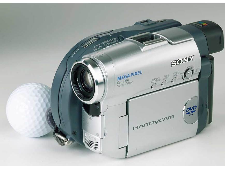Sony DCR-DVD201 DVD camcorder at Crutchfield