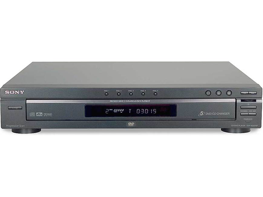 Sony DVP-NC675P (Black) 5-disc carousel DVD/CD changer (Black) at