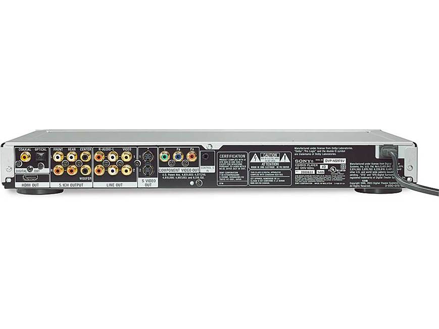 Sony DVP-NS975V DVD/CD/SACD player with HDMI output and video
