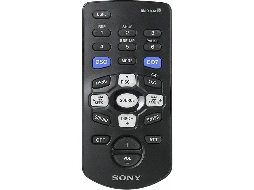 Sony CDX-F7700 CD/MP3 receiver with CD changer controls at Crutchfield