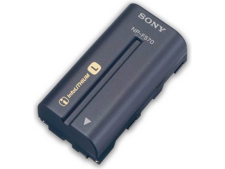 Sony NP-F570 Rechargeable InfoLithium camcorder battery at Crutchfield