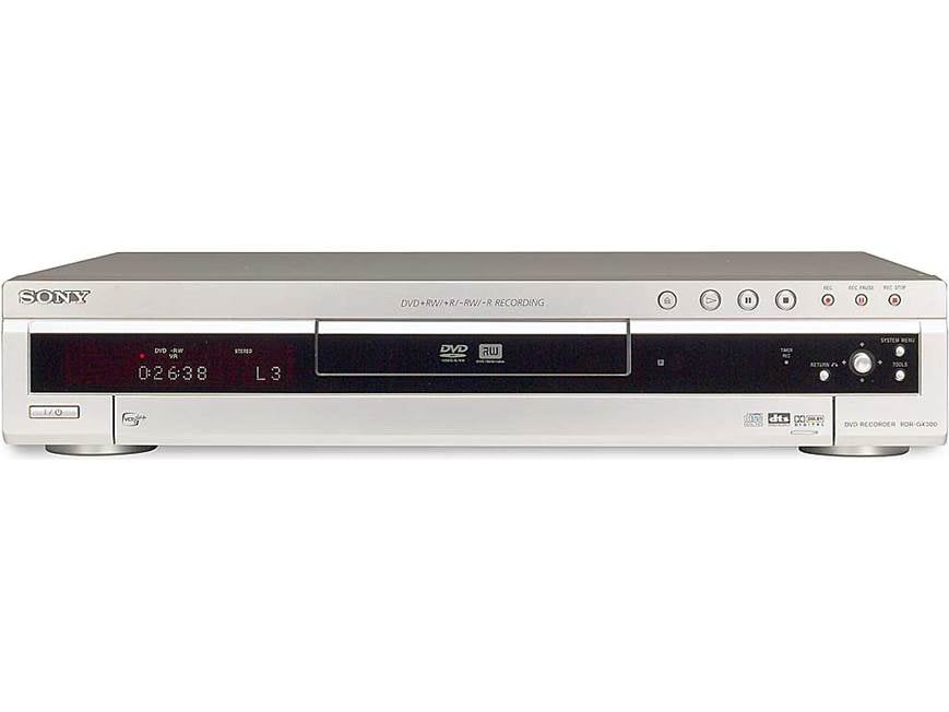 Sony RDR-GX300 DVD recorder with multi-format recording capability