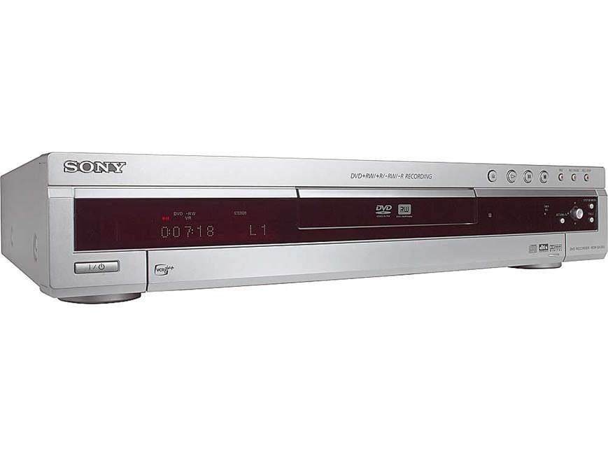 Sony RDR-GX300 DVD recorder with multi-format recording capability